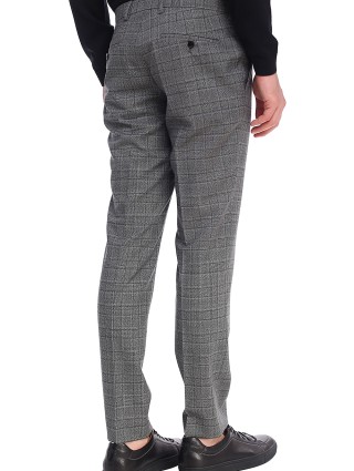 Серые брюки BOSS: фото 4 - Invogue